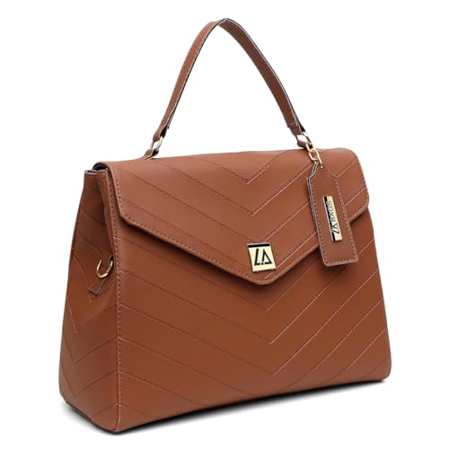 Bolsa Feminina Maleta Matelassê Alça Transversal Mão Casual Marrom