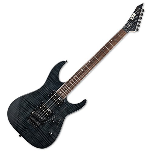 ESP M-200fm Ltd M-Series Guitare électrique (voir Thru Noir) - Les Beatles, Paul McCartney, John Lennon, RIngo Starr, George Harrison ESP M-200fm Ltd M-Series Guitare électrique (voir Thru Noir) – Image 3