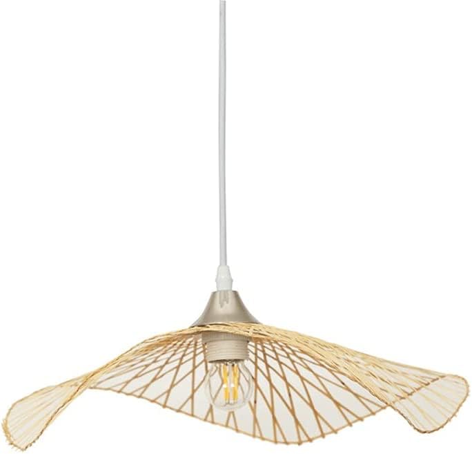 Lustre Asie du Sud-Est tissé main pour embellir un couloir sombre