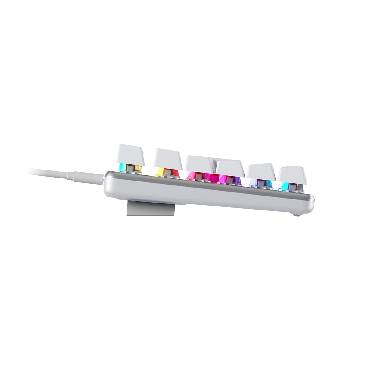 NEWSKILL Serike V2 TKL Teclado Gaming mecánico RGB tenkeyless Outemu Red hotswap Compacto Blanco