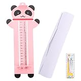 [HOLIDYOYO] 用足計測器 フットメジャー パンダデザイン コンパクト携帯型 家用 靴測定ツール 素材使用