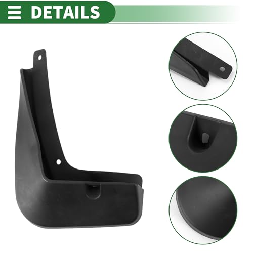 Image of Motoforti Mud Flaps Splash Guards Mud Guards for Chevrolet Cavalier 2016-2018 W /Mount Accessories