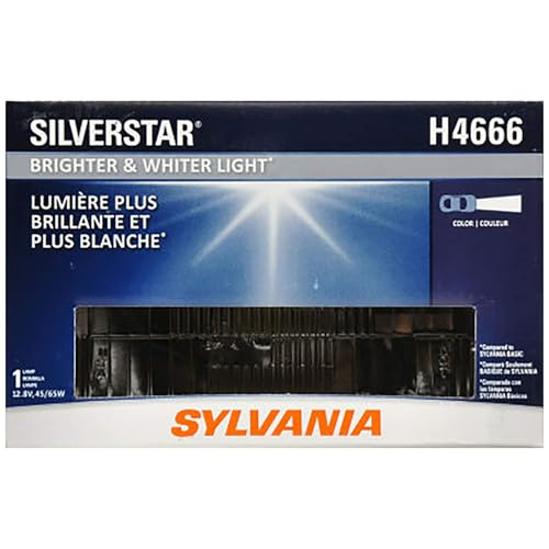 SYLVANIA - H4666 SilverStar Sealed Beam Headlight - High Performance