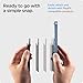 Spigen for MagSafe Wallet, Holds 3 Cards, Compatible with Galaxy S25/Ultra/Edge/Plus, Z Fold 7 Pixel 10 Pro/Pro XL/Fold iPhone 17/16/15/14/13/12 Magnetic Card Holder - Fabric Black (MagFit)
