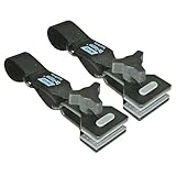 Camco RV Awning De-Flapper | Features a 2-Inch Wide Clamp with Soft Grippers, a Durable Nylon Design, and a 13-Inch Strap Length | 2-Pack (42061)