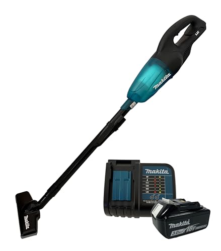 Makita DCL 180 ZB Akku-Staubsauger 18 V mit Akku 3 Ah und Ladegerät