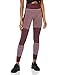 Produktbild Amazon-Marke: AURIQUE Damen Sportleggings mit hohem Bund und Colour-Block-Design, Rot (Port Royale), 36, Label:S