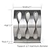 Bathroom Toothbrush Holder,Stainless Steel Toothbrush Holder Razor Stand Wall Mounted for 3 Slots with 3M Self Adhesive(Silver)