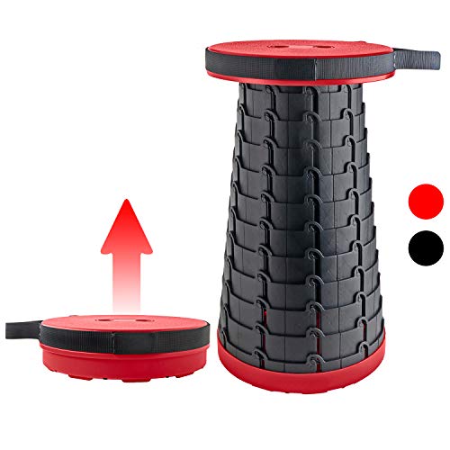 Portable Stool - Collapsible Retractable Folding Stool Seat for Adults Kids Indoors Outdoors