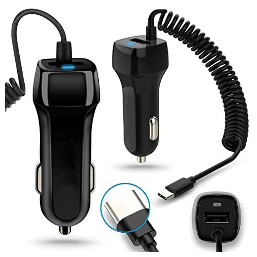 Nauci Billaddningskabel kompatibel för Samsung Galaxy A32/A42/A52/A72 5G laddare kabel USB Type-C laddare