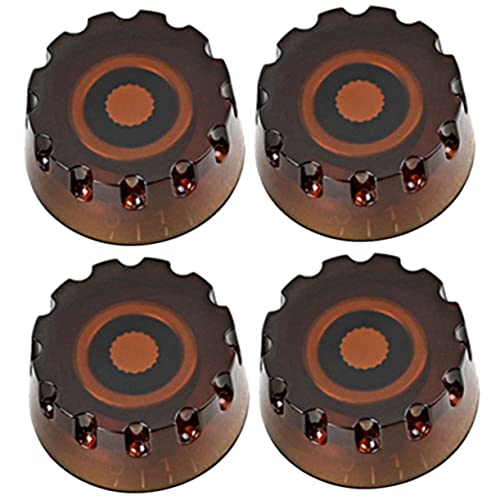 COSMEVIVI Guitar Volume Knobs Useful Bass Volume Knobs Solid Material Easy Install Anti-Corrosive Guitar Accessories