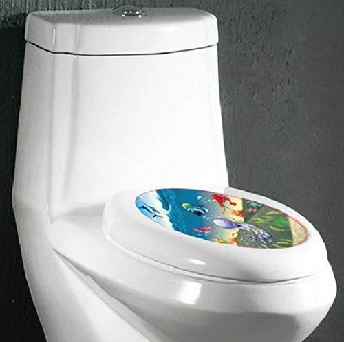 JAAMSO ROYALS PVC Vinyl Self Adhesive Peel and Stick Toilet Sticker for Bathroom Home (PVC Vinyl,21 cm x 29.7 cm, Decorative Stickers) 2