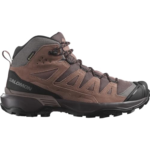 SALOMON(サロモン) X ウルトラ 360 レザー ミッド GTX ウィメンズ ペッパーコーン：コニャック：ホットコーラル 23.5cm