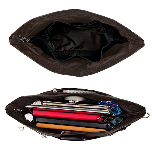 Image of Handbag Tote Purse Organizer Insert, Large, Coffee