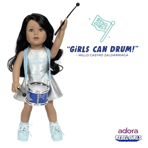 Muñeca Rebel Girls de 18 pulgadas con accesorios miniatura 3