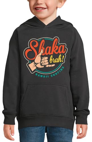Sweat à capuche Shaka BRAH pour enfant look surf Hawaii