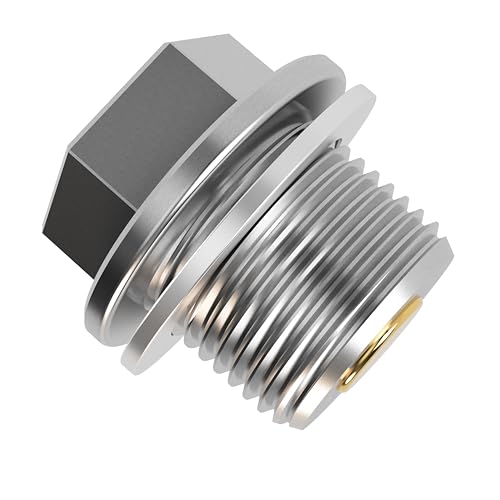 GoldPlug | Made in USA | Stainless Magnetic Drain Plug | Fits All Sierra/Silverado Front and Rear Diffs GMC/Chevrolet | M20x1.5 | AP07 | Includes SW04 Washer |