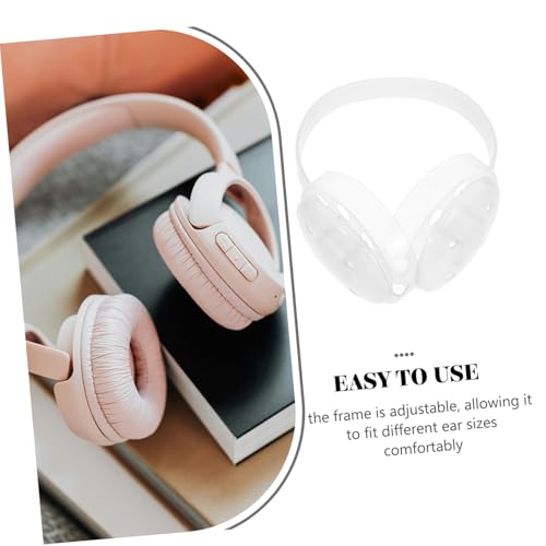 Foldable Earmuff Frame DIY Craft Kit 4Pcs Plastic Earmuff Skeleton for Boys and Girls Winter Ear Warmer Covers Rack for Cold Weather3