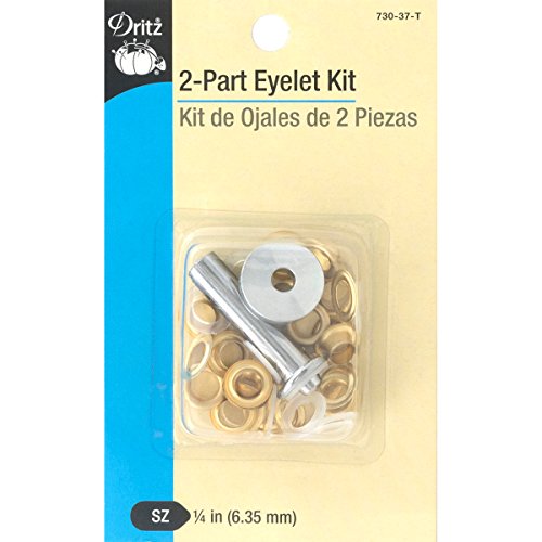 Dritz 2-Part Eyelets Kit 1/4-Inch or mat
