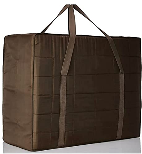 Image of Peafowl Double Bed Blanket Bag Cover /Saree Bag With Water Proof Dust Proof /King Size Blanket Cover Jumbo Bag (Coffee)