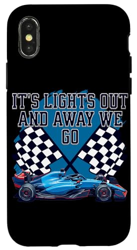 It's Lights Out and Away We Go Race Week���[�^�[�X�|�[�c���[�V���O �X�}�z�P�[�X iPhone X/XS �p