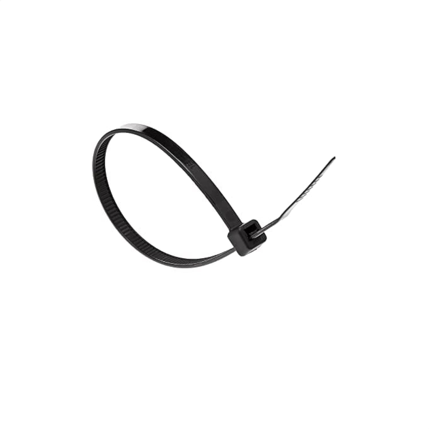 Black Cable Ties, 200mm x 3.6mm, Pack of 100, 8" Premium Nylon Zip Ties Multi-Purpose Plastic Tie Wraps Secure Self-Locking Mechanism for Home, Garden, Office and DIY by AAN
