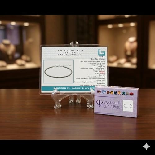 Image of Arihant Gems & Jewels Original Raw Pyrite Anklet for Men & Women | Money Magnet for Wealth, Success & Prosperity | Adjustable Crystal Healing Anklet for Good Luck, Positive Energy & Financial Growth.