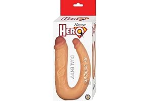 My Choice: Hero My Doubler White G-Spot And Anal Stimulation Dildo