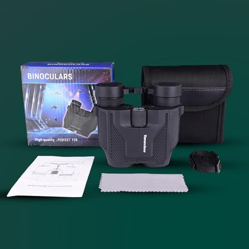 Binocular compacto 12x25 para adultos y niños miniatura 6