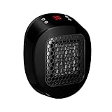 immagine prodotto Riscaldatore Lunaheater Portatile Plug-in, Mini Riscaldatori Con Telecomando, Elemento Riscaldante In Ceramica Ptc, Temporizzazione 12 Ore, Per Camera Da Letto, Ufficio E Scrivania black