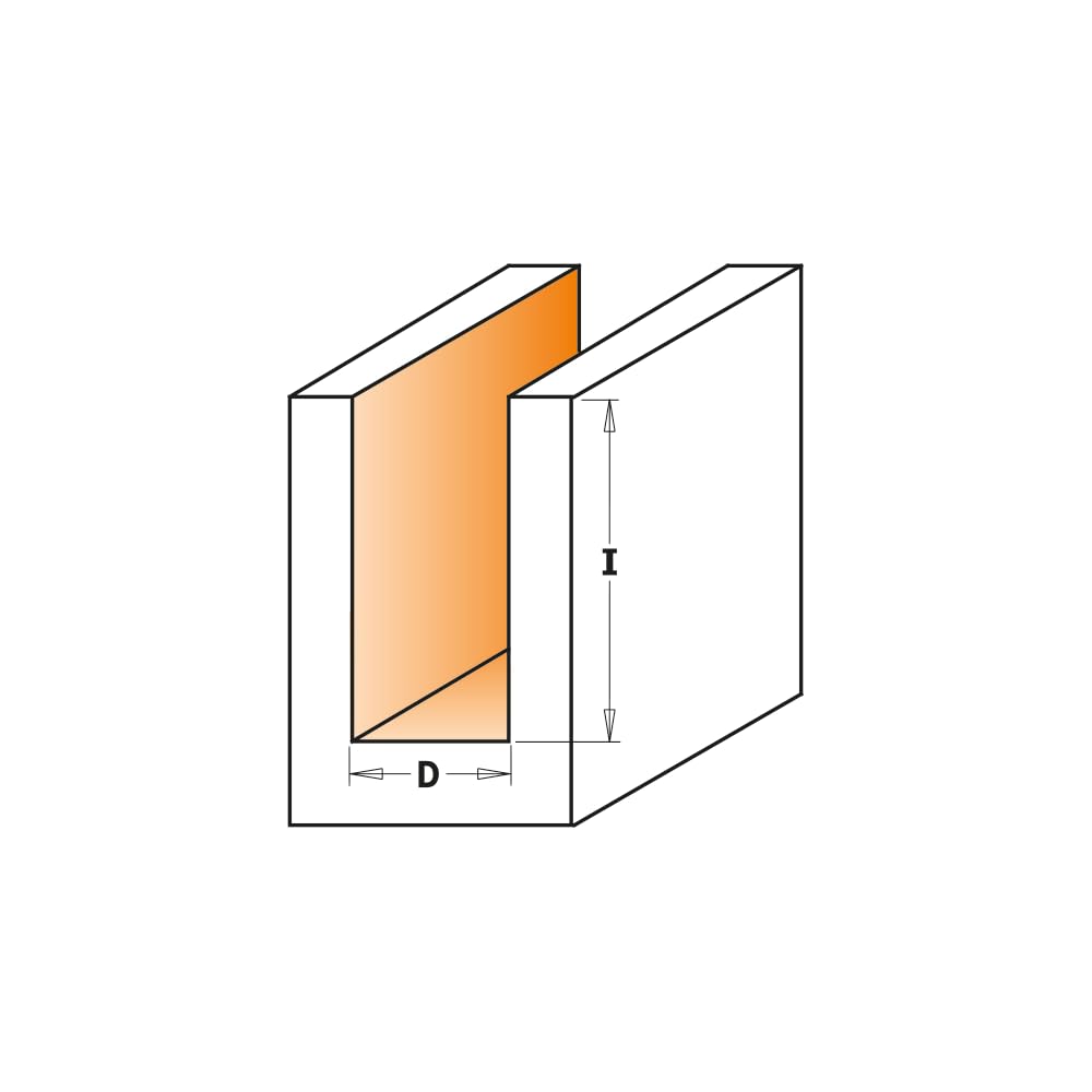 CMT Orange Tools 912.060.11 Fraise droite HWM S 8 d 6 x 25