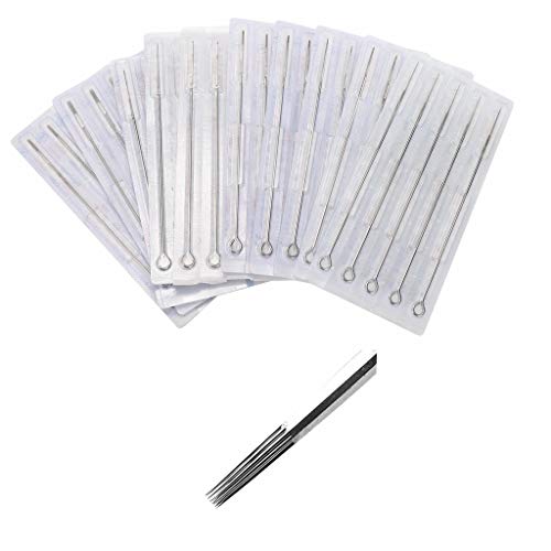 Tattoo Needles,New Star Tattoo 50pcs/box 11RL Round Liner 11RL Tattoo Needles 11 Round Liner #12 Standard Disposable & Sterilized Tattoo Lining Needles