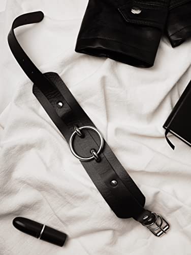 Sacina Gothic Punk Spiked Choker Necklace, Black Pu Leather Choker, Goth Punk Jewelry Gift For Women, Men, Halloween Christmas New Year Gift #TOP5