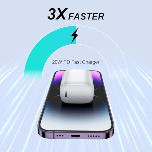 Image of [2 Pack] USB-C Wall Charger, 20W USB-C Power Adapter Replacement for Phone 17 /16 /15 /14 /13 /15 Pro /Pro Max /Plus /XS /XR /X,Galaxy, Pixel,i Pad and More