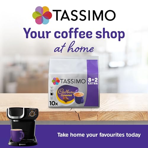 Tassimo Cadbury Caramel Hot Chocolate Pods x10 (Pack of 5, Total 50 Drinks) - Image 2