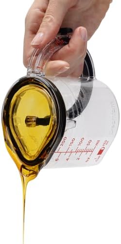 Dreamfarm Upcup All-in-1 Adjustable Measuring Cup, Metric & Imperial Measurements up to 1 Cup - Black/Clear - Thumbnail 5