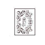 Medidas: a4 (21 x 30 cm) Dayka Trade Plantilla De Stencil con Motivo Vintage, Multicolor, Talla Unica