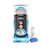 Thermacell Patio Shield Mosquito Repeller; Highly Effective Mosquito Repellent for Patio; No Candles or Flames, DEET-Free, Scent-Free, Bug Spray Alternative; Includes 12-Hour Refill