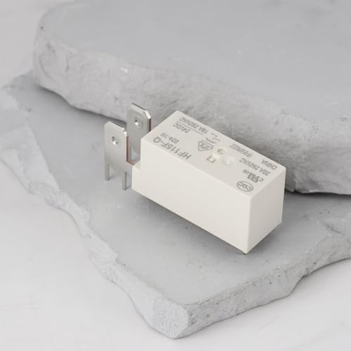 Relé de 6 pines HF115F-Q-024-1H de 24V CC para control industrial 7