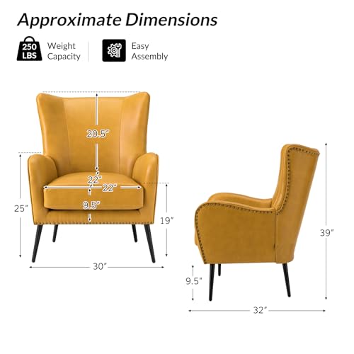Sillón Plegable Amarillo con Piel Sintética miniatura 2