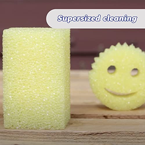 Scrub Daddy Large Sponge - Big Daddy - Scratch-Free Multipurpose Dish Sponge - Bpa Free & Made With Polymer Foam - Stain, Mold & Odor Resistant Kitchen Sponge (1 Count) #TOP6