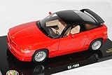 Fahrzeug ist ca 18 cm lang Unbekannt Alfa Romeo SZ Coupe Rot 1989 1/24 Modellcarsonline Modell Auto mit individiuellem Wunschkennzeichen