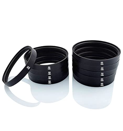 TYGERIX® 10x Joint Silicone 80 mm pour Poêles à Pellets | Hauteur 12 mm | Joints à Triple Lèvre...