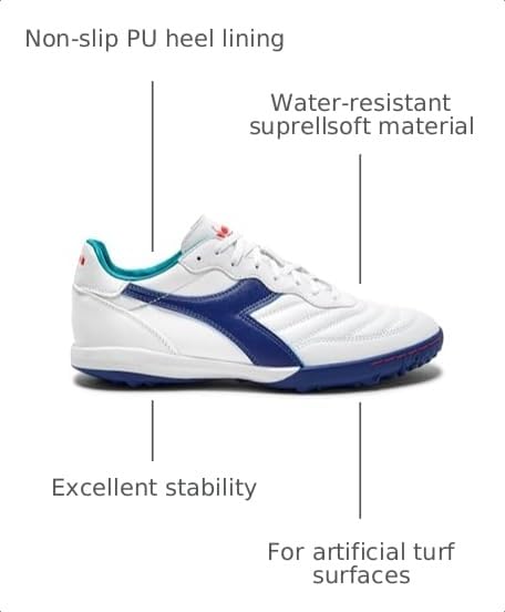 Image of Diadora Mens Brasil 2 R Turf Soccer Cleats