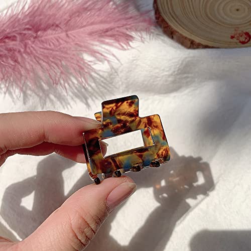 Nonslip Clip Acetate Hair Jaw Clips Nonslip Clip, Small Claw Hair Clips for Women Girls,Tiny Hair Claw Clips for Thin Medium Thick Hair - Image 3