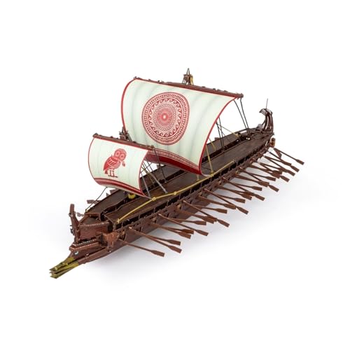Metal Earth Premium Series Greek Trireme Ship 3D Metal Model Kit Fascinations