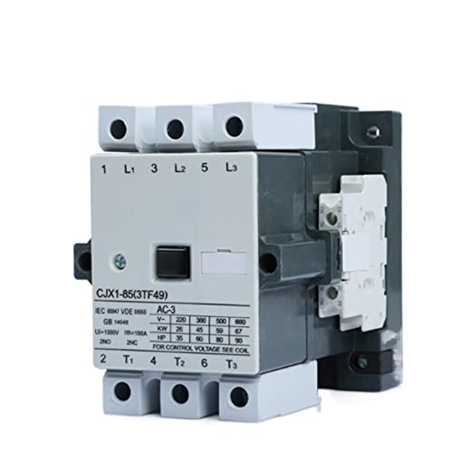 Contacteur tripolaire CJX1-85A 3TF49 haute durabilité contre la surchauffe