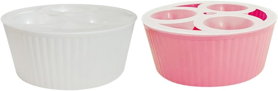 Hydroponic Tulip Bulb Planter Pot 2Pcs with Small Size and Supportive Structure for Indoor Root Development for Daffodils and Hyacinths