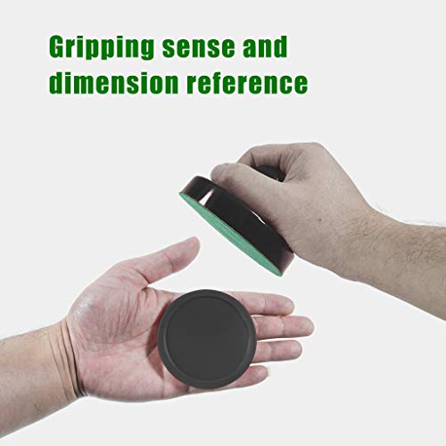 Golden field Air Hockey Pucks and Paddles,Set 4 Pushers and 4 Pucks,Air Hockey Accessories,Suitable for Hockey Tables Over 6 feet
