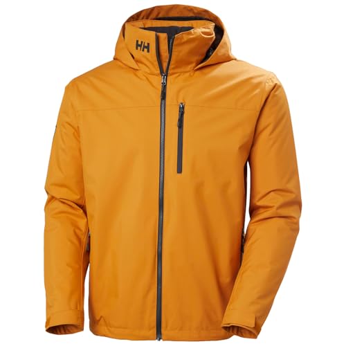 Image of Helly-Hansen Crew Hooded Midlayer 2.0 Waterproof Jackets for Men with Insulated Windproof Sailing Fabric and Packable Hood